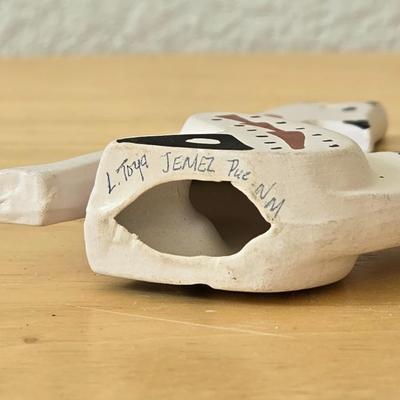 Pueblo Ceramic Coyote by L. TOYA JEMEZ