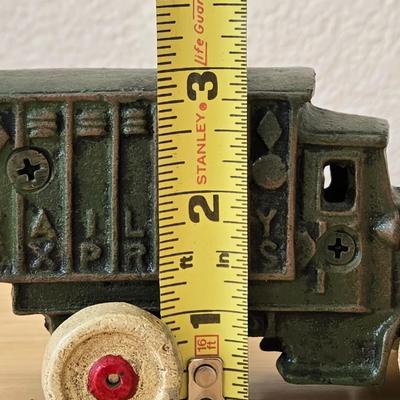 Cast Iron Railway Express Truck