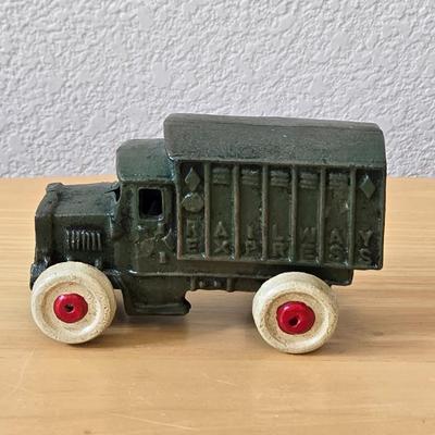 Cast Iron Railway Express Truck