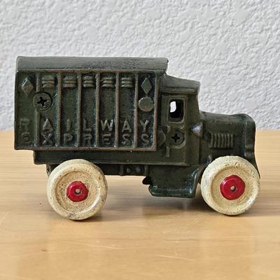Cast Iron Railway Express Truck
