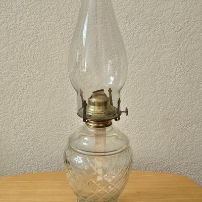 Glass Carosen Lamp