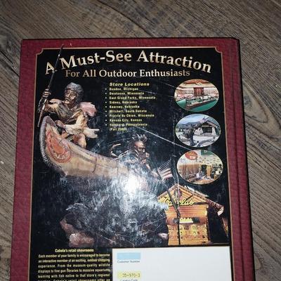 CABELAS SPECIAL LIMITED EDITION BOOK