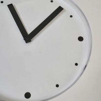 White & Black IKEA Wall Clock