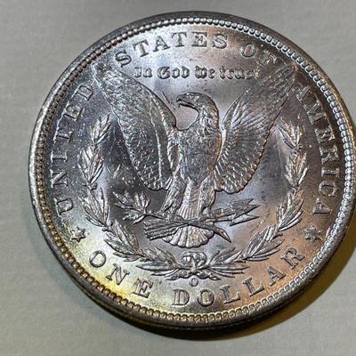 1898-O BU CONDITION MORGAN SILVER DOLLAR AS PICTURED.