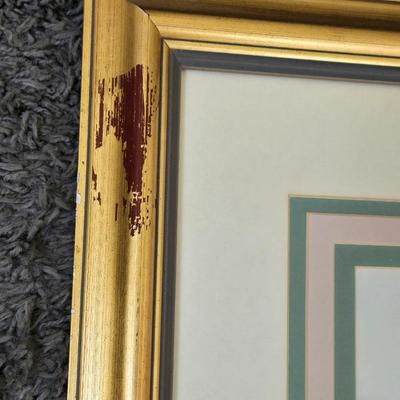 Framed Floral Print