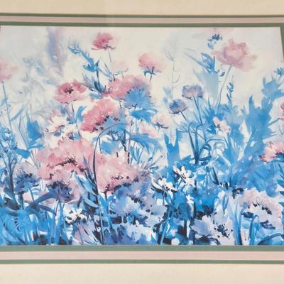 Framed Floral Print
