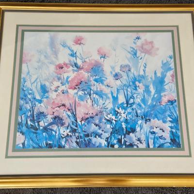 Framed Floral Print