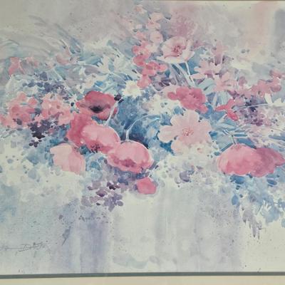 Framed Floral Print