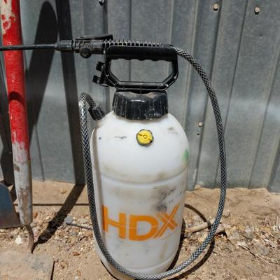 CHEMICAL SPRAYER-HOE-SPRINKLER AND OTHER YARD TOOLS