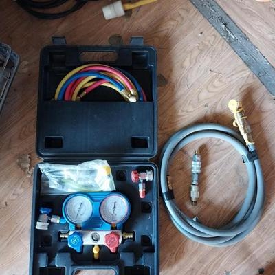 PRESSURE TESTER KIT AND AIR HOSE