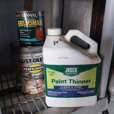 PAINT THINNER-BRUSH CLEANER-WOOD PROTECTOR-MORE