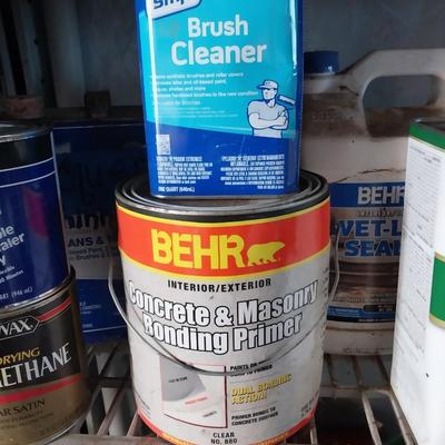 PAINT THINNER-BRUSH CLEANER-WOOD PROTECTOR-MORE