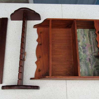 Wood Wall Shelf, Wood Spoon Rack, Wook Key Rack