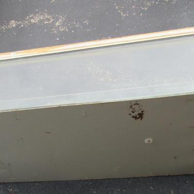 Old Display Showcase, 2 Glass Shelves (Read Description)