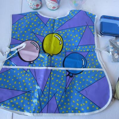 Party Apron, Coasters, Plastic and Paper Cups