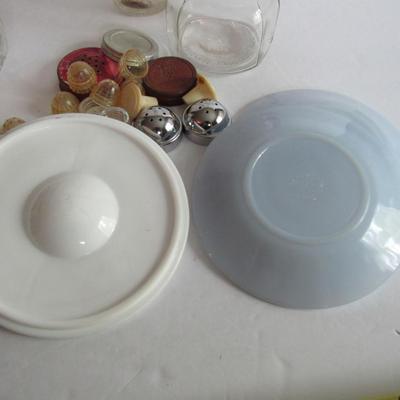Lot of Misc Kitchenware, Shaker Covers, Etc