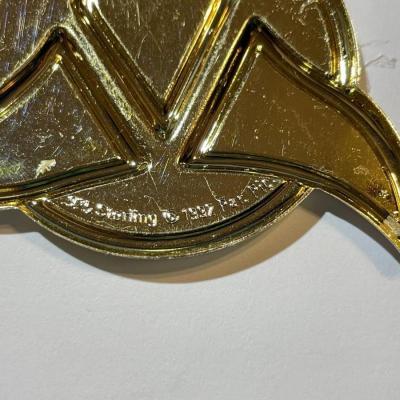 Lot #3 Star Trek Sterling Silver .925 (Dated 1992) Insignia 2-5/8" x 3-1/8" as Pictured.