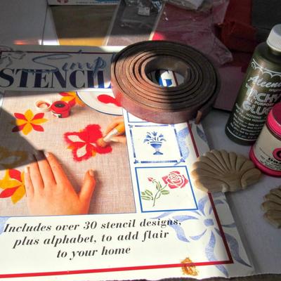Large Lot of Crafting and Stamping Items