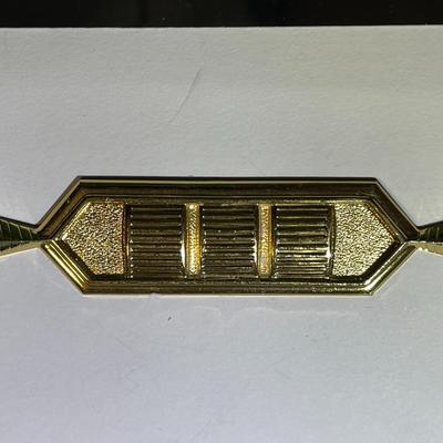 Lot #6 Star Trek Sterling Silver .925 (Dated 1992) Insignia 3-3/4" x 3/4" as Pictured.