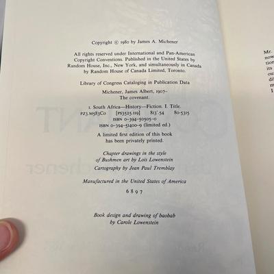 1st Edition James Michener Mexico & More Books (G-CE)
