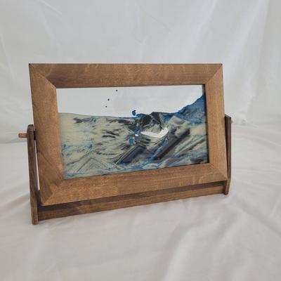Exotic Sands Wooden Framed Art by William Tabar (G-CE)