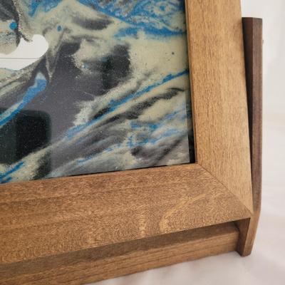 Exotic Sands Wooden Framed Art by William Tabar (G-CE)
