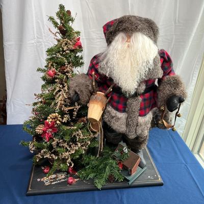 Hunter Style Santa figure