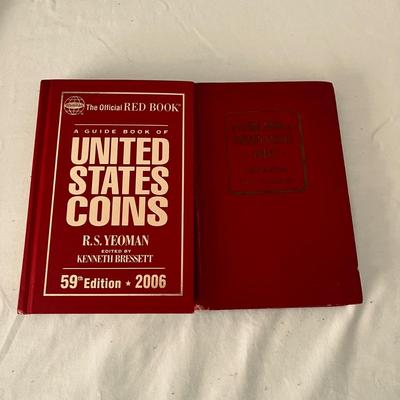 Coin Collecting Books & Two American Eagle Boxes (O-MG)