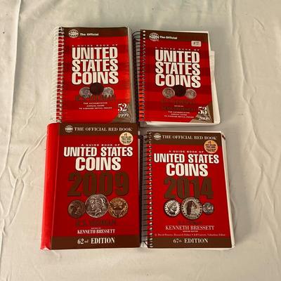 Coin Collecting Books & Two American Eagle Boxes (O-MG)