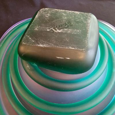 T Rush Frosted Glass Art Bowl (K-JS)