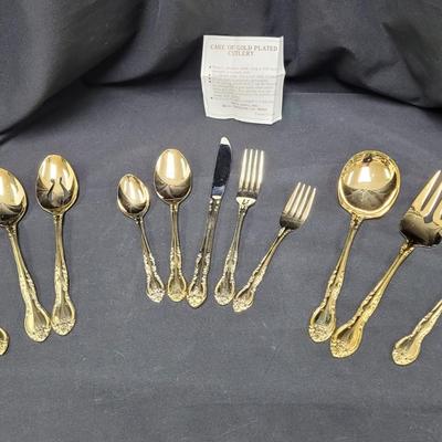 Gold Plated Cutlery Set
