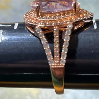 (Ring # 3) Sterling Silver .925 Fashion Ring Size 8 in VG Never Worn Condition.