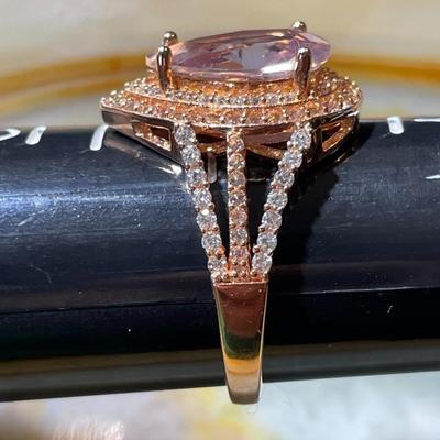 (Ring # 3) Sterling Silver .925 Fashion Ring Size 8 in VG Never Worn Condition.