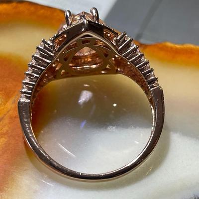 (Ring # 3) Sterling Silver .925 Fashion Ring Size 8 in VG Never Worn Condition.