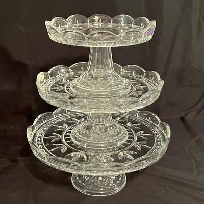 Four Waterford Crystal Cake Stands New In Box (LR-RG)