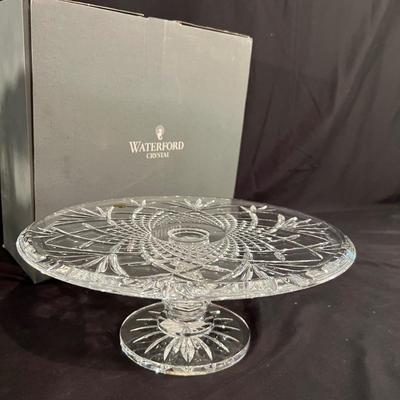 Four Waterford Crystal Cake Stands New In Box (LR-RG)