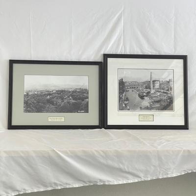 Early 20th Century Framed Asheville, NC Photo Prints (G-CE)