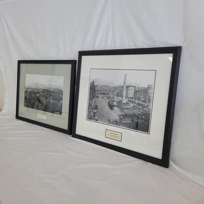 Early 20th Century Framed Asheville, NC Photo Prints (G-CE)