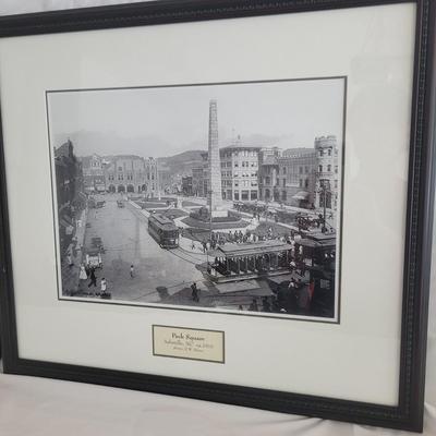 Early 20th Century Framed Asheville, NC Photo Prints (G-CE)