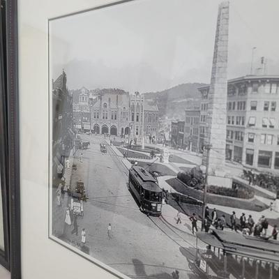 Early 20th Century Framed Asheville, NC Photo Prints (G-CE)