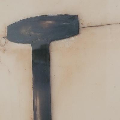 “Edger” and “Spade” Signed Encaustic Paintings by Dorothy Macina (G-CE)