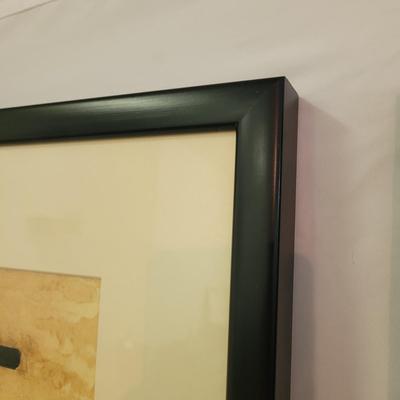 “Edger” and “Spade” Signed Encaustic Paintings by Dorothy Macina (G-CE)