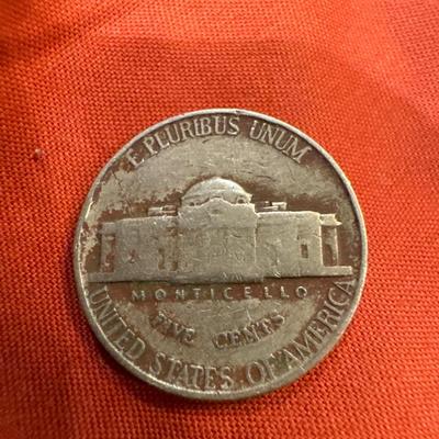 1940 Jefferson nickel U S coin
