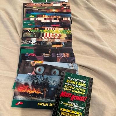 1996 Mar’s Attacks ! Complete Topps set 1-72 plus extras