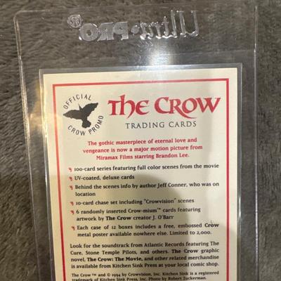 THE CROW BRANDON LEE OFFICIAL CROW PROMO (prototype p1 of 5) 1994 Crowvision, Inc. kitchen sink press Inc. photo by Robert Zuckerman p1 of 5