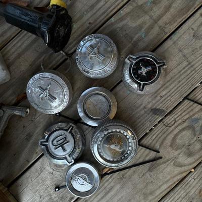 Lot of 7 Vintage Mustang gear shift knobs