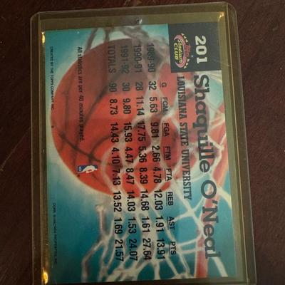 1992 Topps stadium club Shaquille Oneal rookie