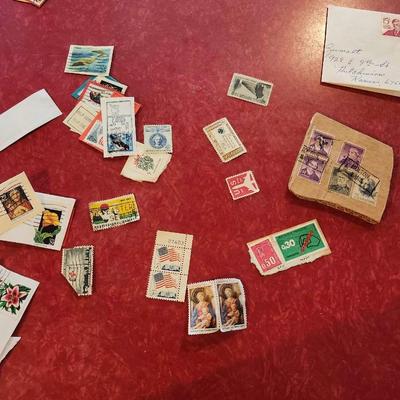 Vintage Postal Stamp, some unused and some are cancelled