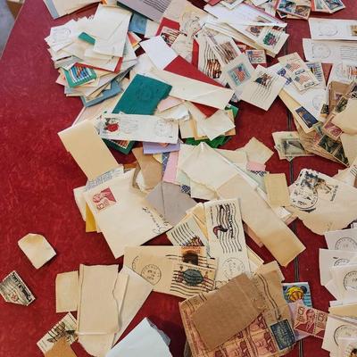 Vintage Postal Stamp, some unused and some are cancelled