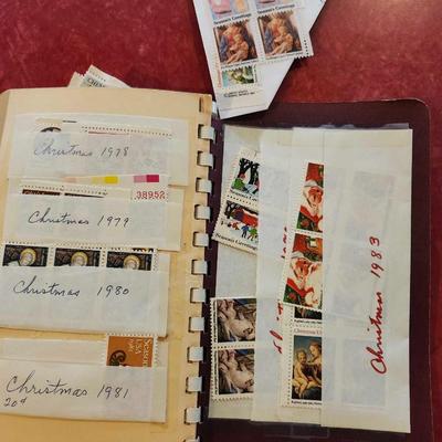 Monitor Stamp Stock Book full of stamps